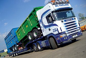 McFarland Transport can offer an excellent service that can be tailored to meet the customers demands.)